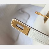 Best Quality Hermes Mini Kelly Handbag Epsom leather Off white