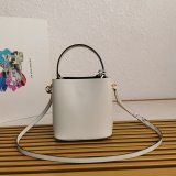 Platinum Prada 1BA373 Panier Saffiano Leather Perfect Best Quality Bag