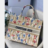 Christian Dior Best Quality Book Tote Oblique Embroidery