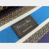 Christian Dior AAA+ Best Quality Canvas Lady 24CM Tote Bag