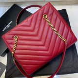 Shop Ysl Best Quality Saint Laurent Red and Black