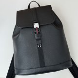 Luxury Best Quality Large Backpack Gucci Mens 816750 Black Bag