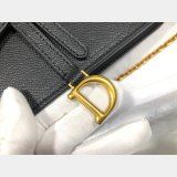 Saddle Woc 22CM Black Best Quality Dior Oblique Jacquard