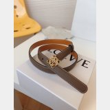 Luxury Inspired Loewe Anagram 2.0cm Width Best Quality Belt
