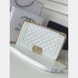 Best Quality CC Le Boy Flap Bag caviar leather 25CM