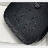 Best Quality Hermes Mini Evelyne TPM Bag Black