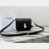 Best Quality Celine Teen Classic Leather Shoulder Black Bag