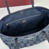 Gucci Tribeca 875236/874745 Tote Dark Blue GG Denim Bag