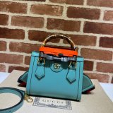 Gucci designer Luxury Goods 702732 Diana mini tote bag leather
