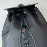 Luxury Best Quality Large Backpack Gucci Mens 816750 Black Bag