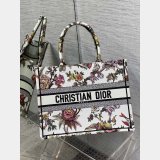 Christian Dior 26.5/36/41.5CM AAA+ Best Quality Canvas CD Book Tote Bag
