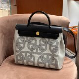 Best Quality Hermes Herbag Cabine Zip 31CM Pig-Nose Online Dolabuy Bags