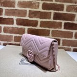 Inspired GG Marmont Crossbody Best Quality Gucci Pink 751526 Bag