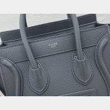 Celine Best Quality Luggage nano shopper handbag Shoulder Gray bag