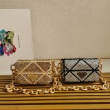 Prada Designer System Nappa Patchwork Shoulder 1BD329 Best Quality Bag