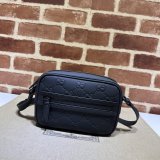 Gucci 1:1 GG Rubber-effect 771321 Shoulder Black Best Quality Bag