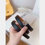 Luxury Inspired Loewe Anagram 2.0cm Width Best Quality Belt