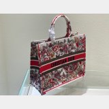 Best Best Quality Handbag 2022 Dior Designer Book Totes Red for Cheap