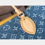 OnTheGo Louis Vuitton Best Quality Monogram Denim M46871 Handbag MM