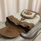 Designer Gucci Best Quality Horsebit 1955 backpack Beige 620849 Bag