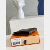 Louis Vuitton Men Best Quality M64002 Slender Wallet Monogram Eclipse Canvas