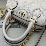 Gucci Best Perfect GG matelassé leather top handle 702251 Best Quality bag