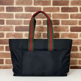 Best Quality Gucci 7 Star 802172 Tote Bag Black Nylon