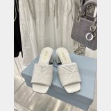 Best Quality Prada Quilted Leather Mules