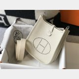 Hermes Evelyne Handbags Best Quality  off White