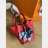 Hermes Best Quality Picotin Mm Clemens Fitting Red Bag