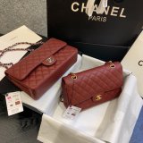 Fashion Best 2.55cm Best Quality Caviar Gold/Silver Bags