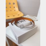 Luxury Inspired Loewe Anagram 2.0cm Width Best Quality Belt