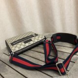 Best Quality Gucci 7 Star GG Supreme Gray Small Messenger 523599 Bag