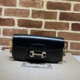 Best Quality Gucci Horsebit 1955 Shoulder Chain 735178 Designer Bag
