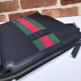 Top Quality Gucci Web GG Supreme Flat Messenger Best Quality 471454 Bag