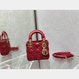Best Quality Fashion Dior Micro Lady 1:1 Mirror 12CM Bag