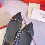 Best valentino Luxury Goods sneakers heels flats Black Shoes