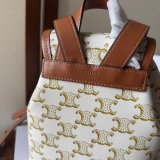 Backpack Celine Best Quality 197662 Folco Triomphe Canvas Bag