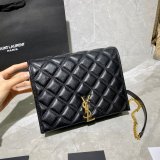 Best Quality Saint Laurent Becky Large chain bag in quilted lambskin