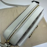 Gucci Best Quality Horsebit 1955 Small Brown or White Leather Shoulder 645454 Bag