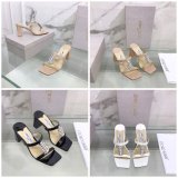 Top Designer Flat Sandals Jimmy Choo Heel 7 cm High Best Quality Shoes
