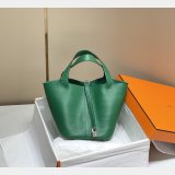 Designer Hermes Picotin Bags 18/22CM Silver Best Quality Best Online