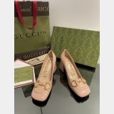 Pump Patent Heels Ballet Flat Horsebit Best Quality Gucci Shoes