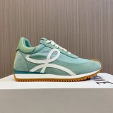 Fashion Loewe Flow Runner In Nylon And Suede