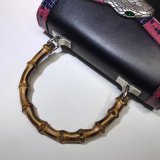 Best Gucci Best Quality Lilith Top Handle Bag Leather 453751 Snakeskin Small
