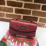 7 Star Gucci 564718 Strawberry Print Leather Zumi Mini Best Quality Bag