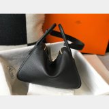 Best Quality Hermes Lindy 26cm Black Bags Sale Outlet Online
