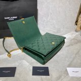 Best Quality Saint Laurent Becky Large chain bag in quilted lambskin