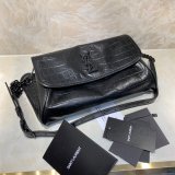 Saint Laurent Best Quality Narrow Tie Lamé Silk 577124 Woven Square