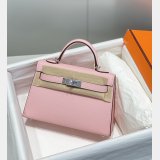 Best Quality Hermes Designer Epsom Kelly Pinks 19/25/28CM Bag Store